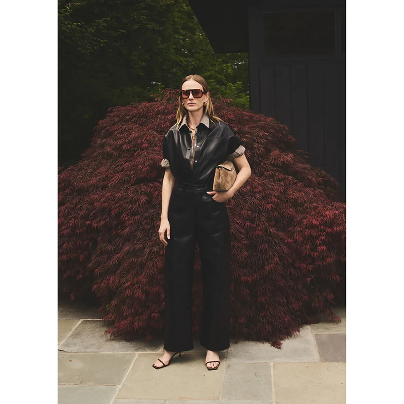 AYLA BAGGY RECYCLED LEATHER