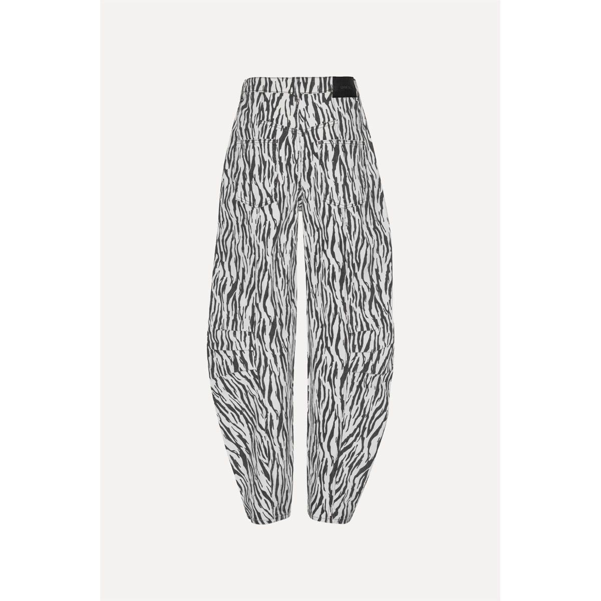 PRINTED TWILL CARGO PANTS