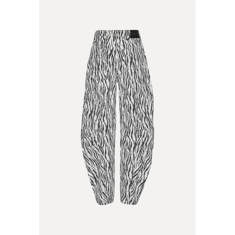 PRINTED TWILL CARGO PANTS