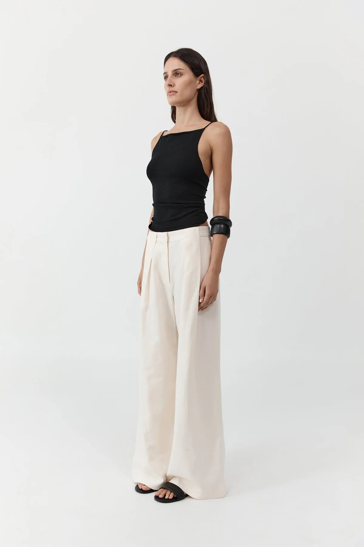 PLEAT LOOP PANTS