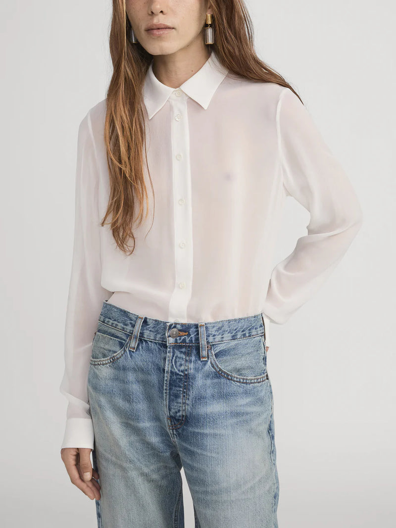 THE SILK CAPE BLOUSE
