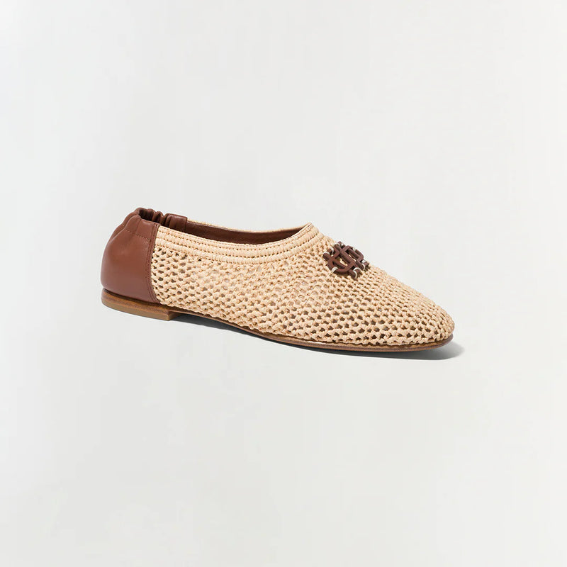 EDEN RAFFIA BALLET FLAT
