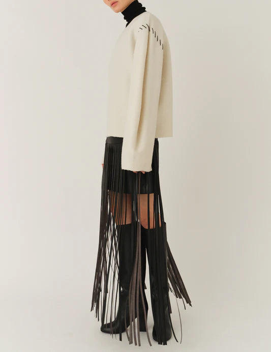 BROOKLYN FRINGE SKIRT
