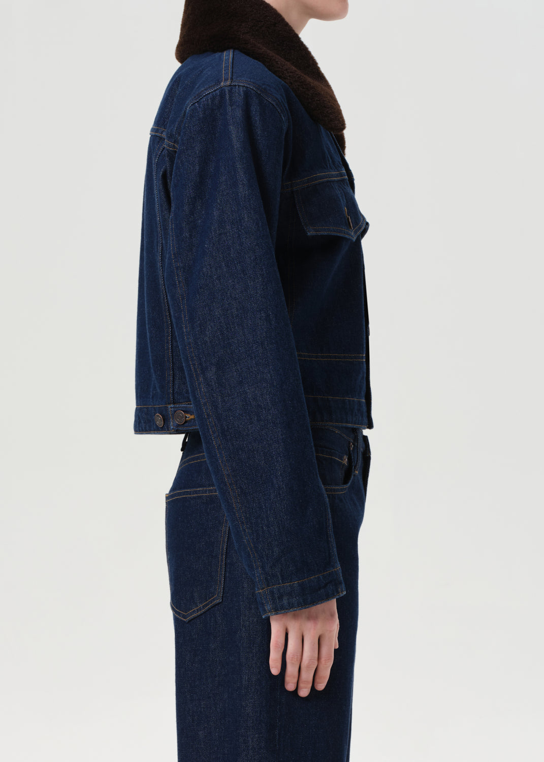 Walker Jacket in Rinse - styled