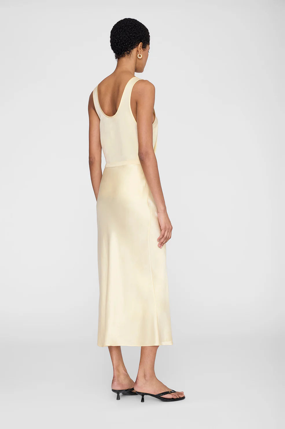 BAR SILK SKIRT