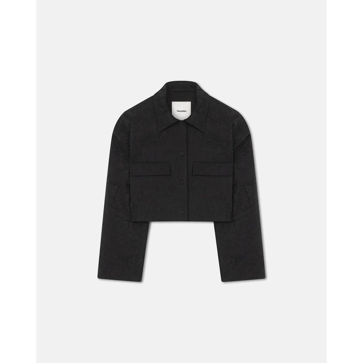 COREEN CROPPED POPLIN SHIRT