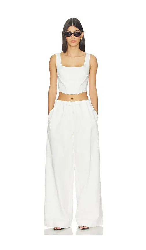 Clio Cotton Bustier Top