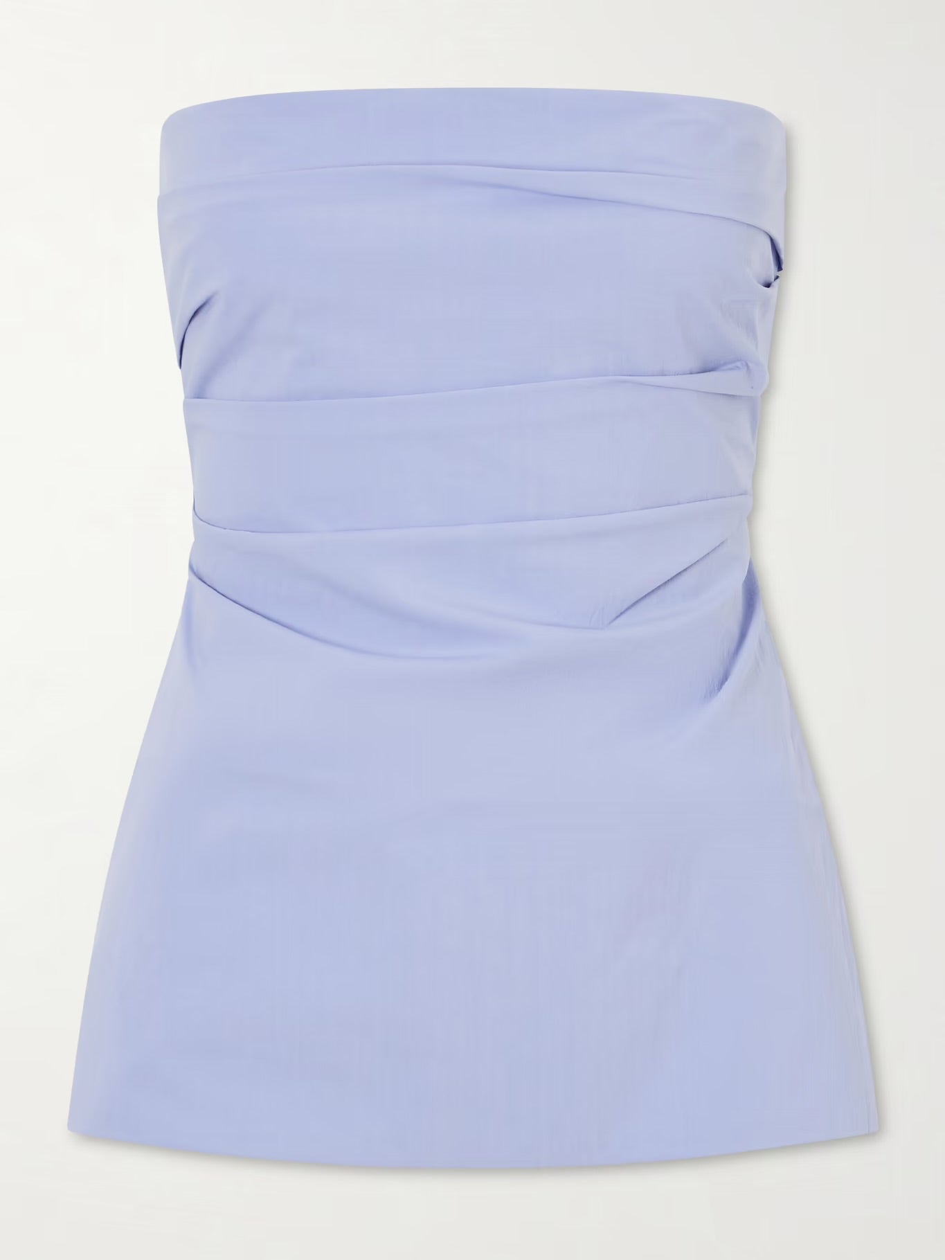 Strapless tie back top