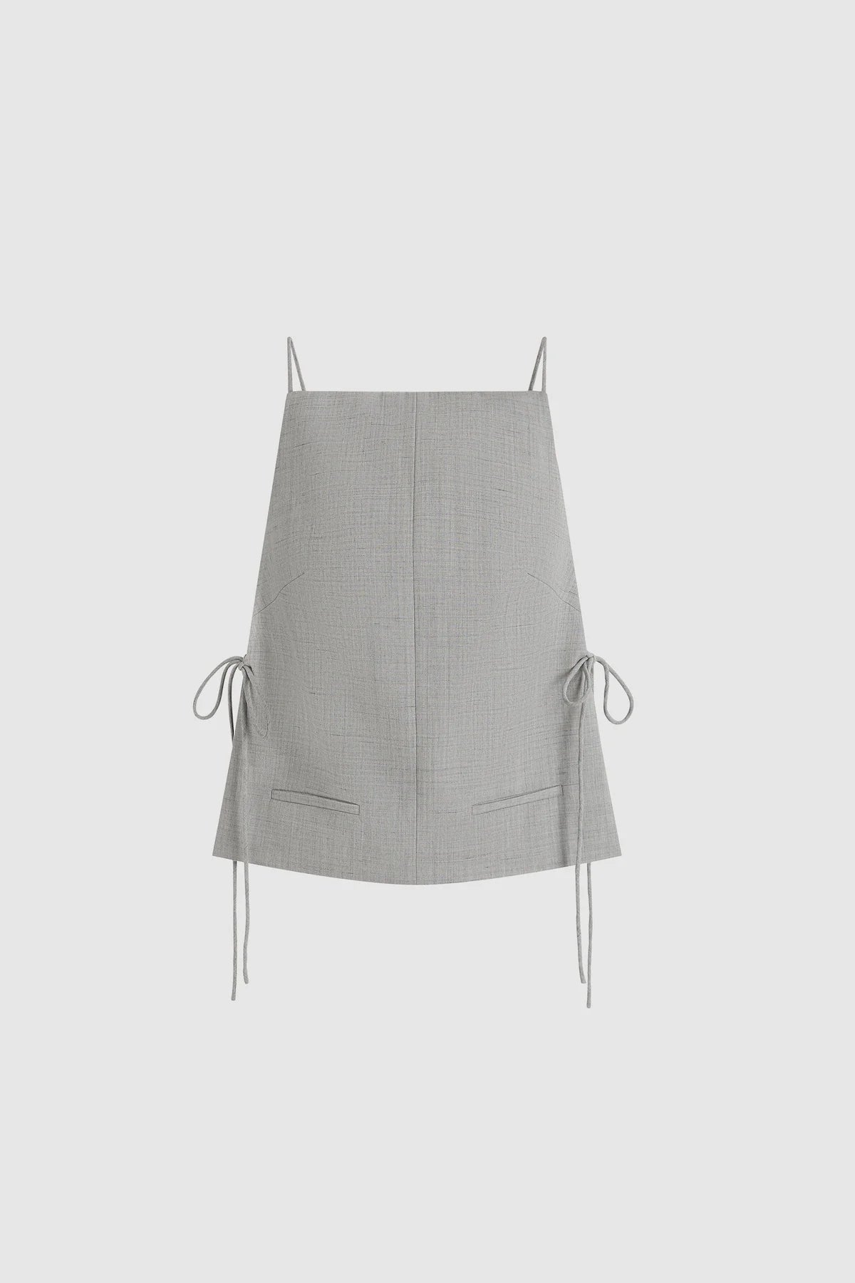 SQUARE SIDE TIE TOP