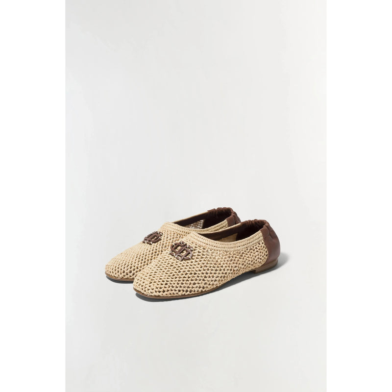 EDEN RAFFIA BALLET FLAT