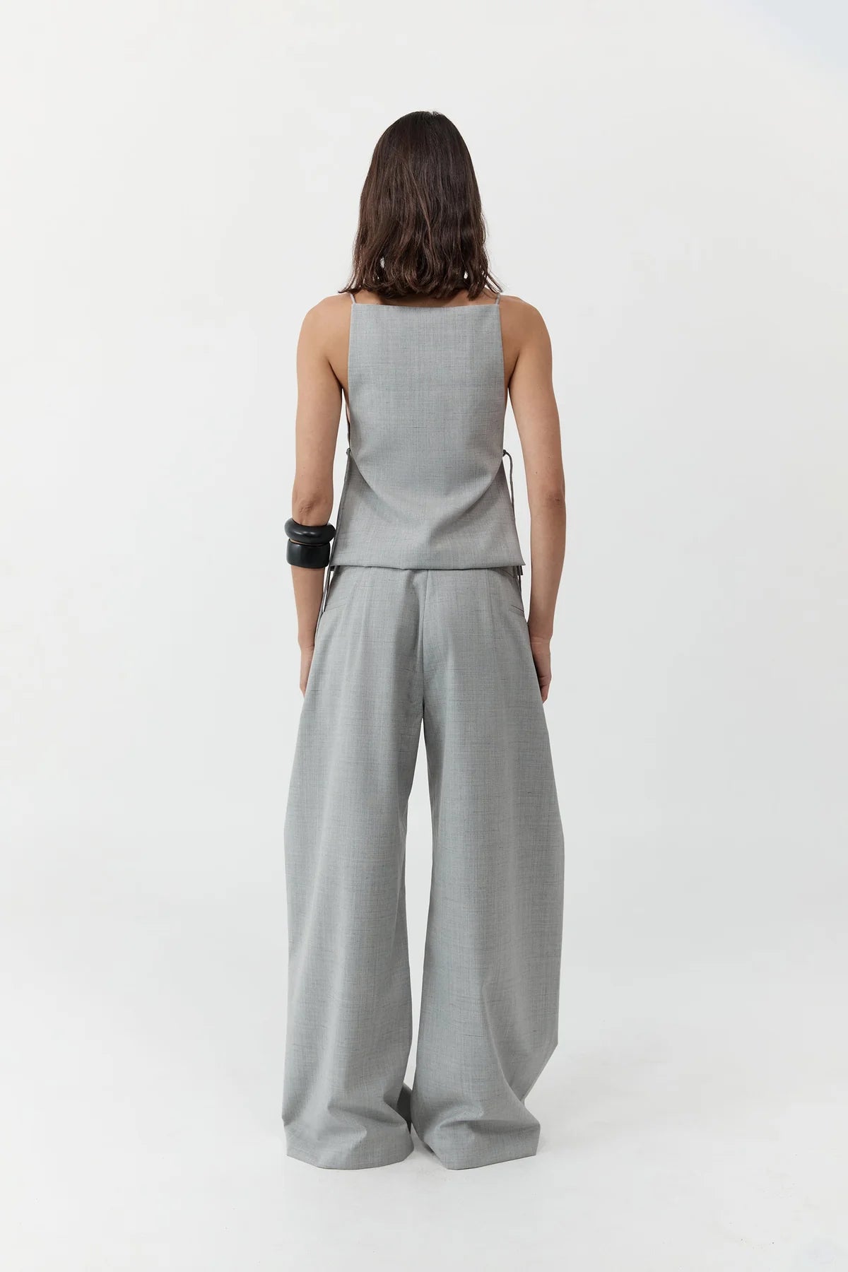 SQUARE SIDE TIE TOP