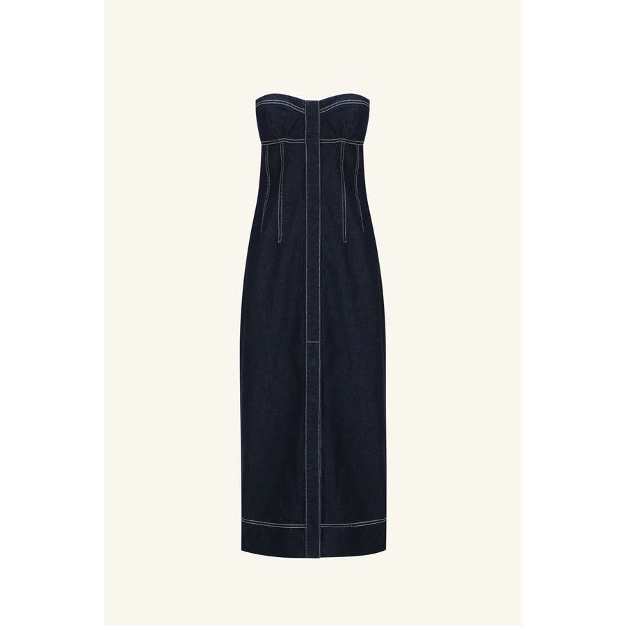 JACQUES STRAPLESS MIDI DRESS