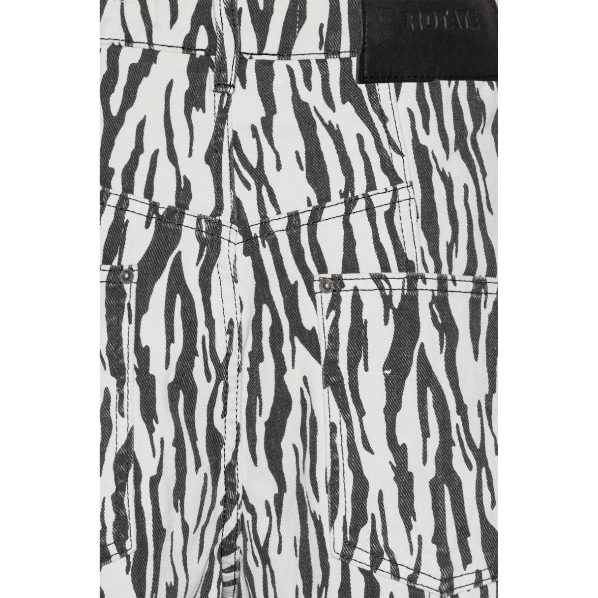 PRINTED TWILL CARGO PANTS