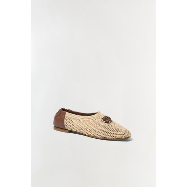 EDEN RAFFIA BALLET FLAT