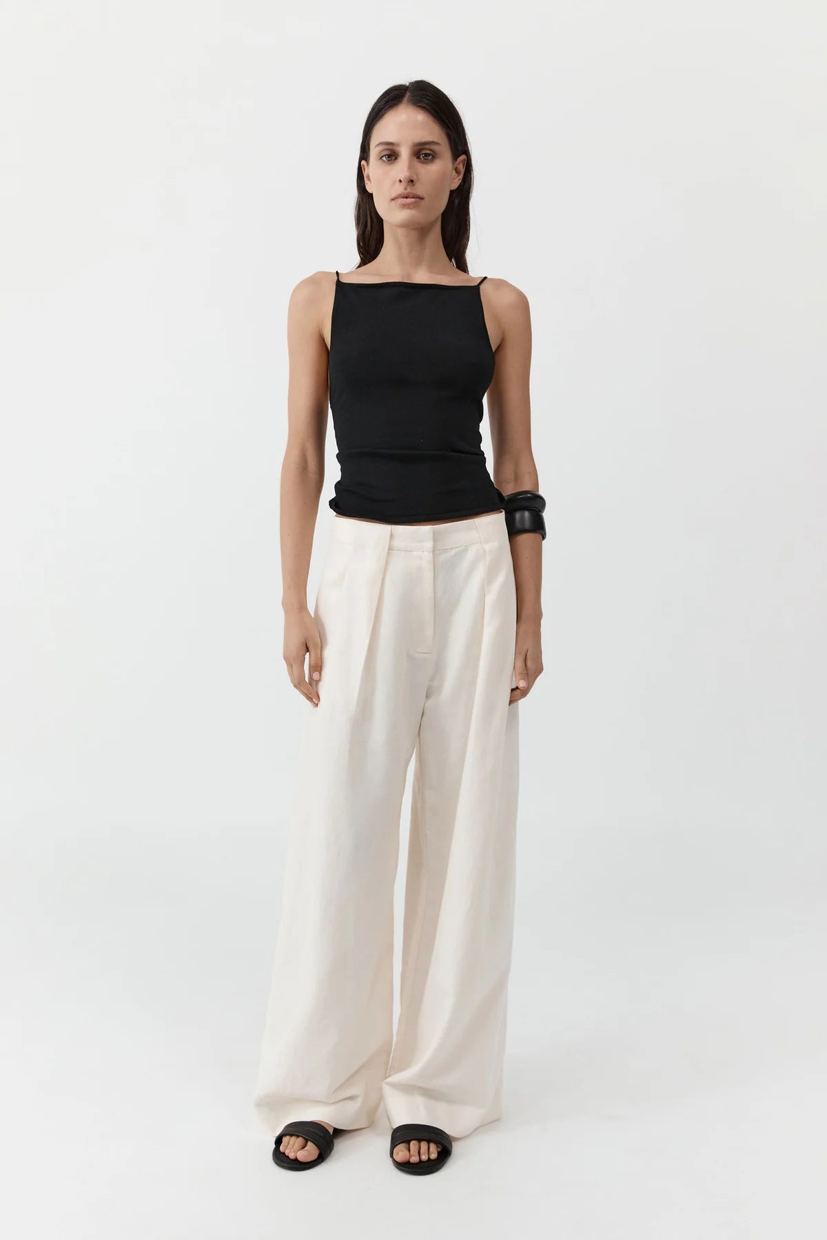 PLEAT LOOP PANTS