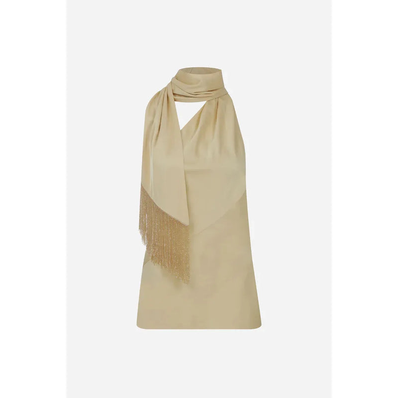 ROSS ONE SHOULDER SATIN TOP