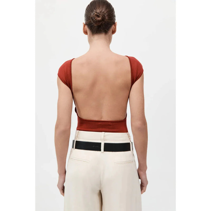 SCULPTED BALLET KNIT TOP