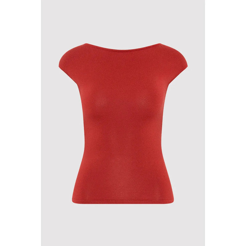 SCULPTED BALLET KNIT TOP