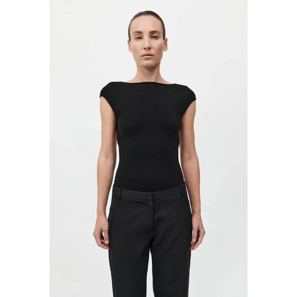 SCULPTED BALLET KNIT TOP