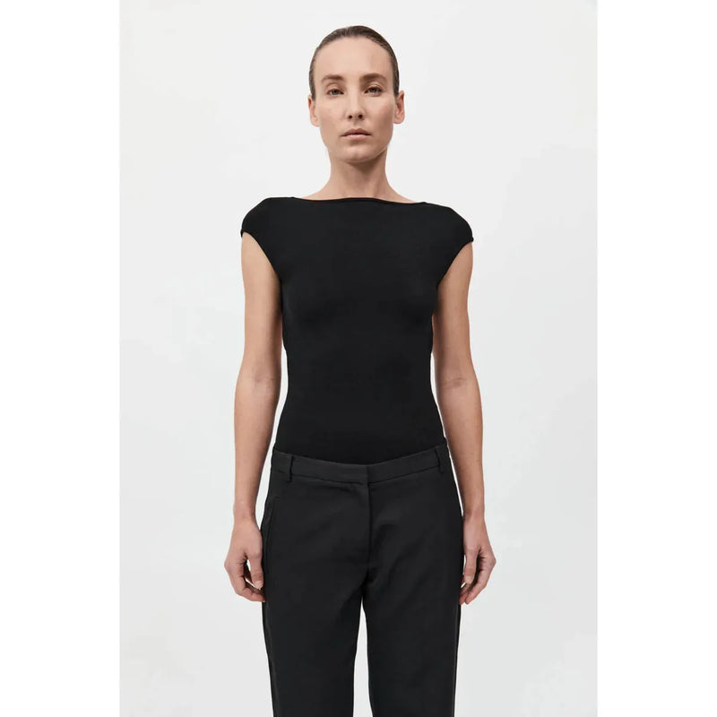 SCULPTED BALLET KNIT TOP