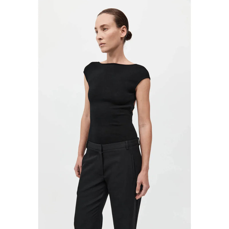 SCULPTED BALLET KNIT TOP