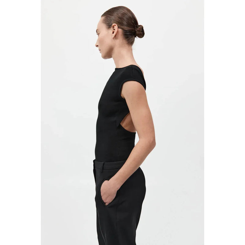 SCULPTED BALLET KNIT TOP
