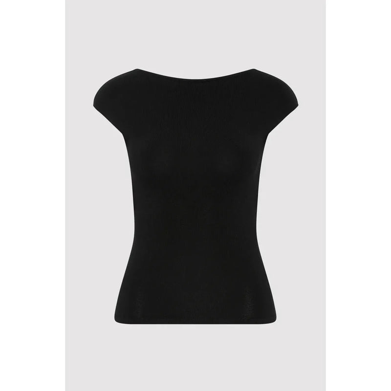 SCULPTED BALLET KNIT TOP