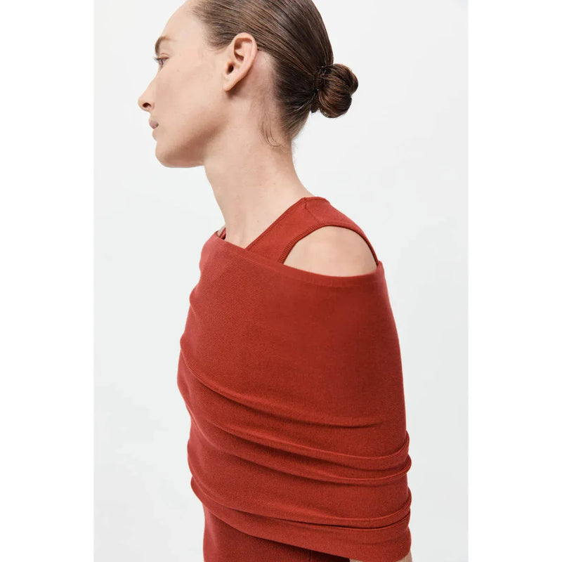 DETACHABLE LAYER KNIT DRESS
