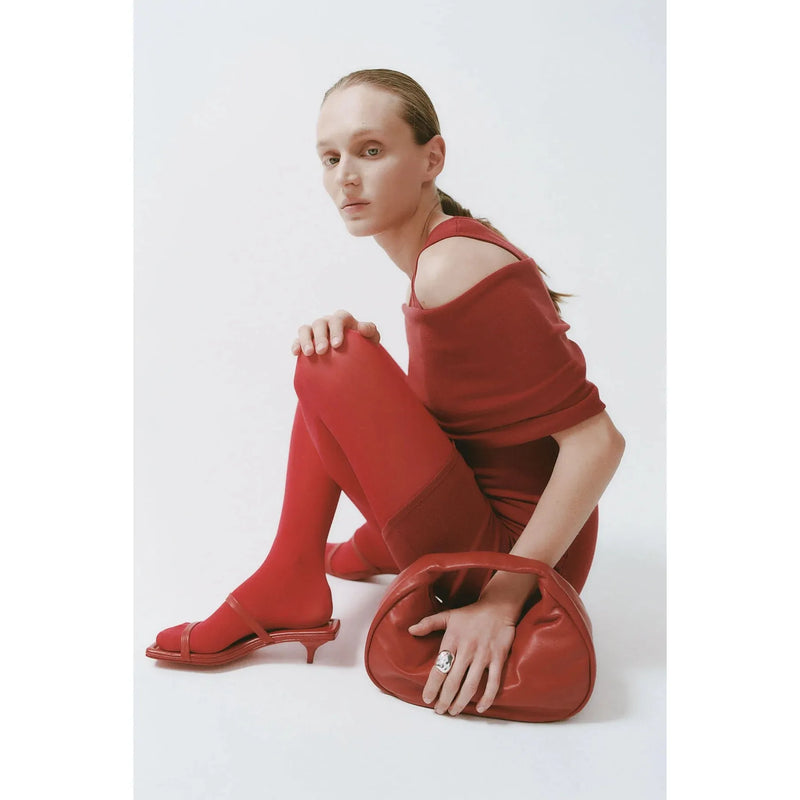 DETACHABLE LAYER KNIT DRESS