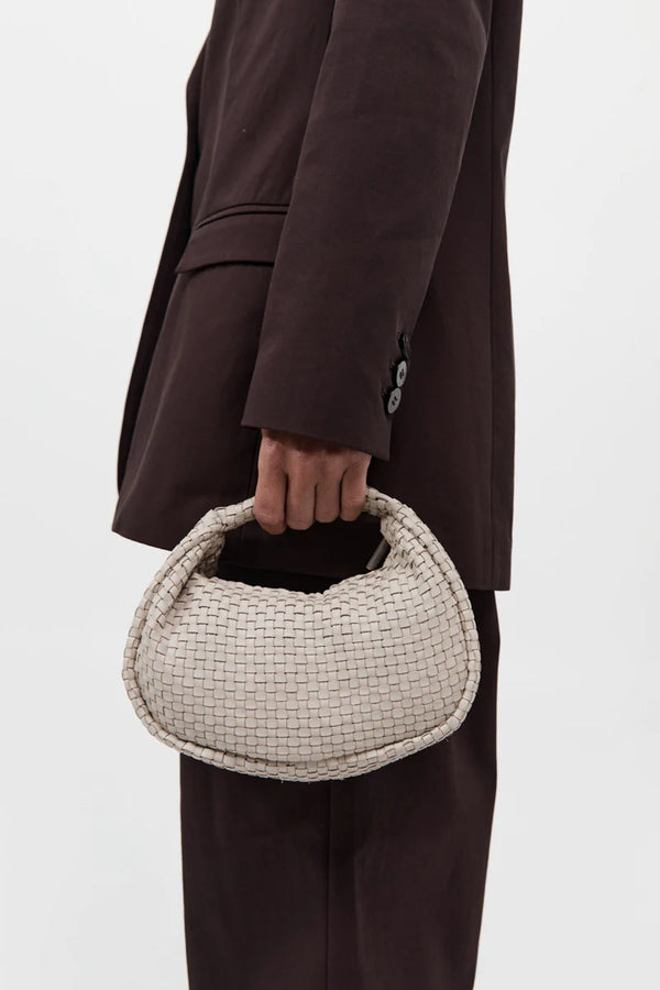 LATTICE WEAVE MINI BON BON BAG