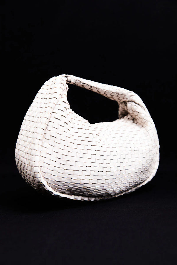 LATTICE WEAVE MINI BON BON BAG