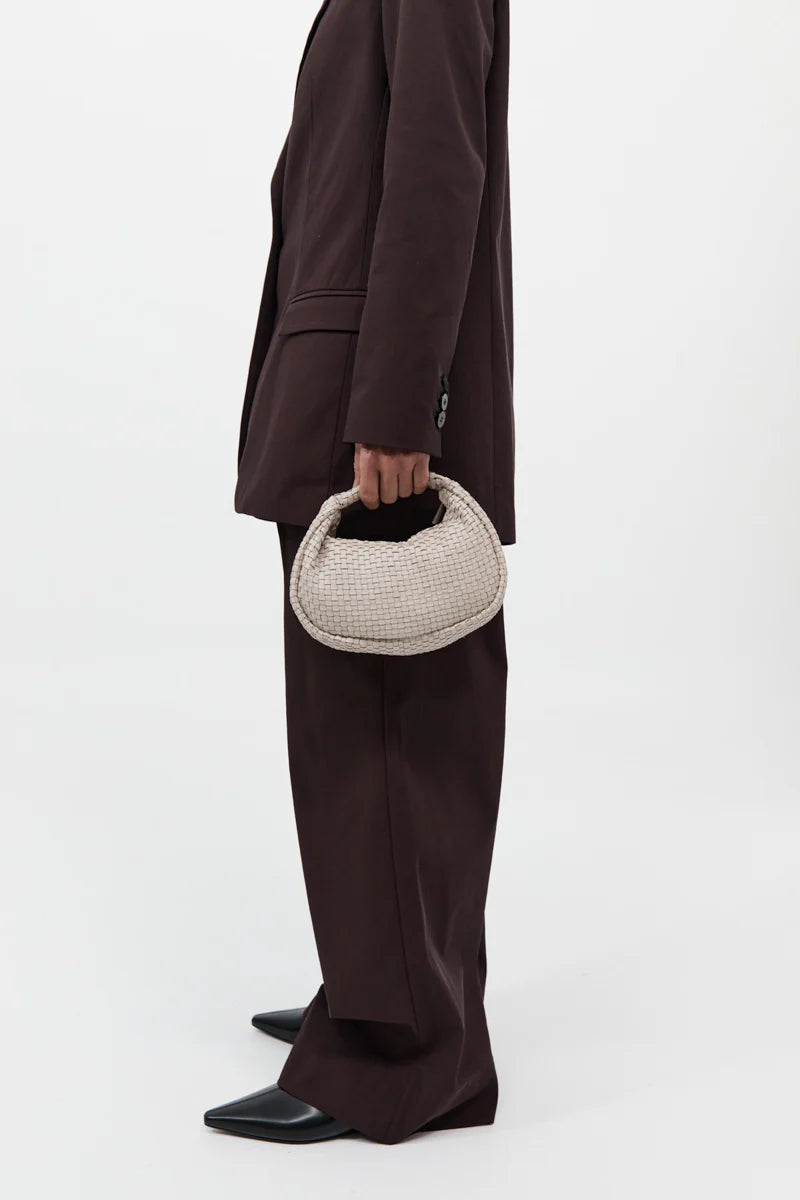 LATTICE WEAVE MINI BON BON BAG