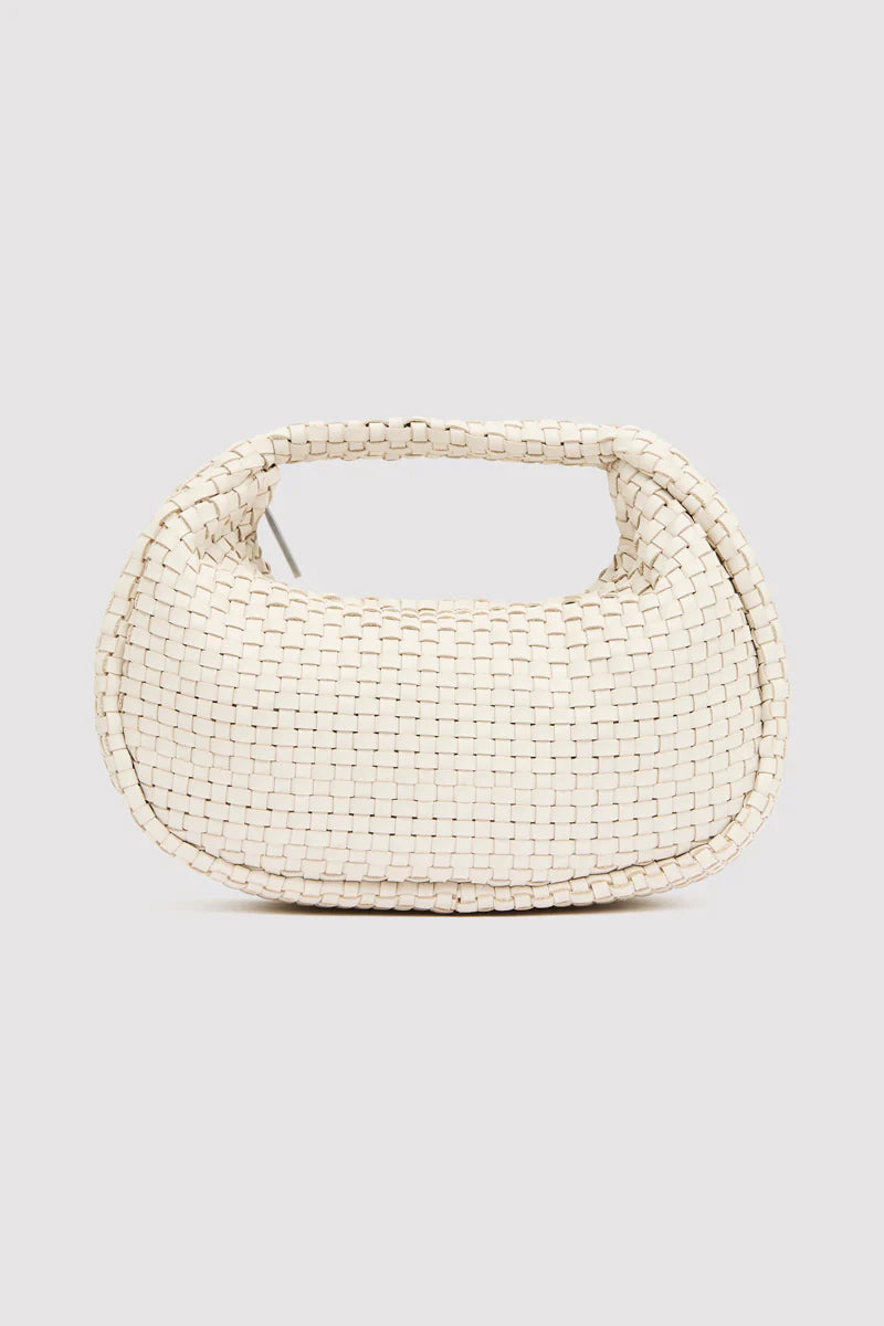 LATTICE WEAVE MINI BON BON BAG