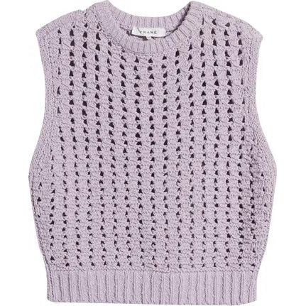 TAPE YARN SWEATER VEST