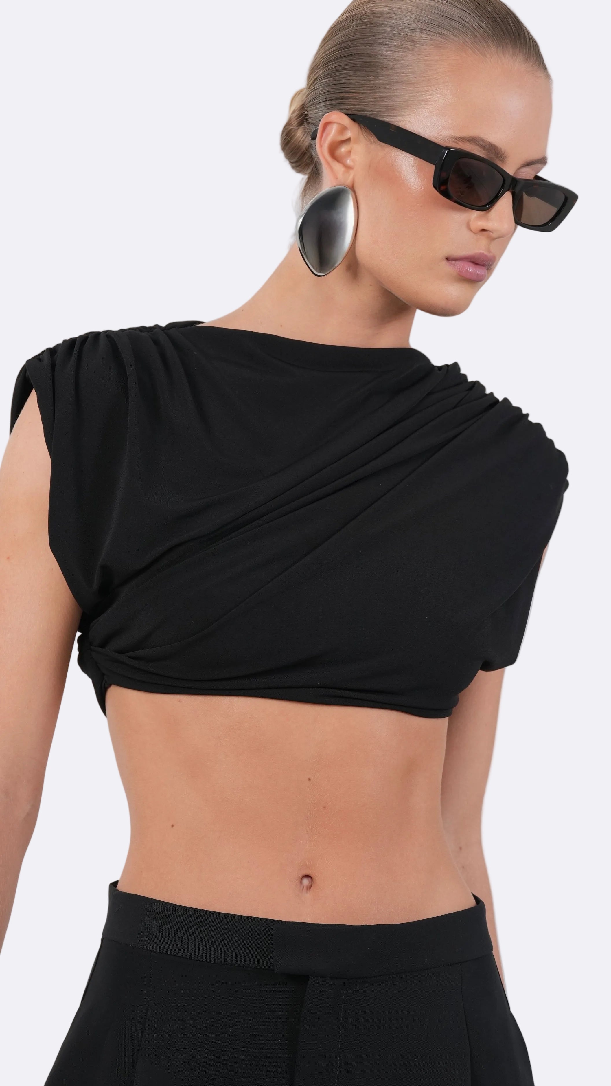 Lucinda Crop - Black