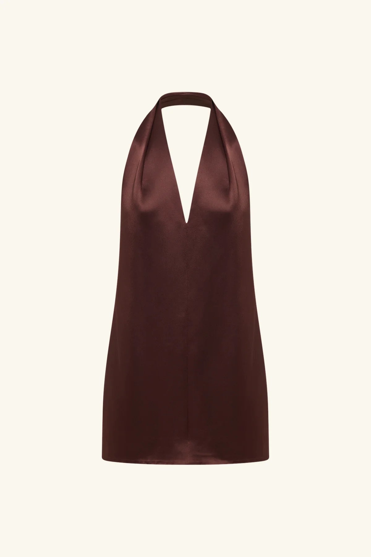 SAVANNA HALTER MINI DRESS