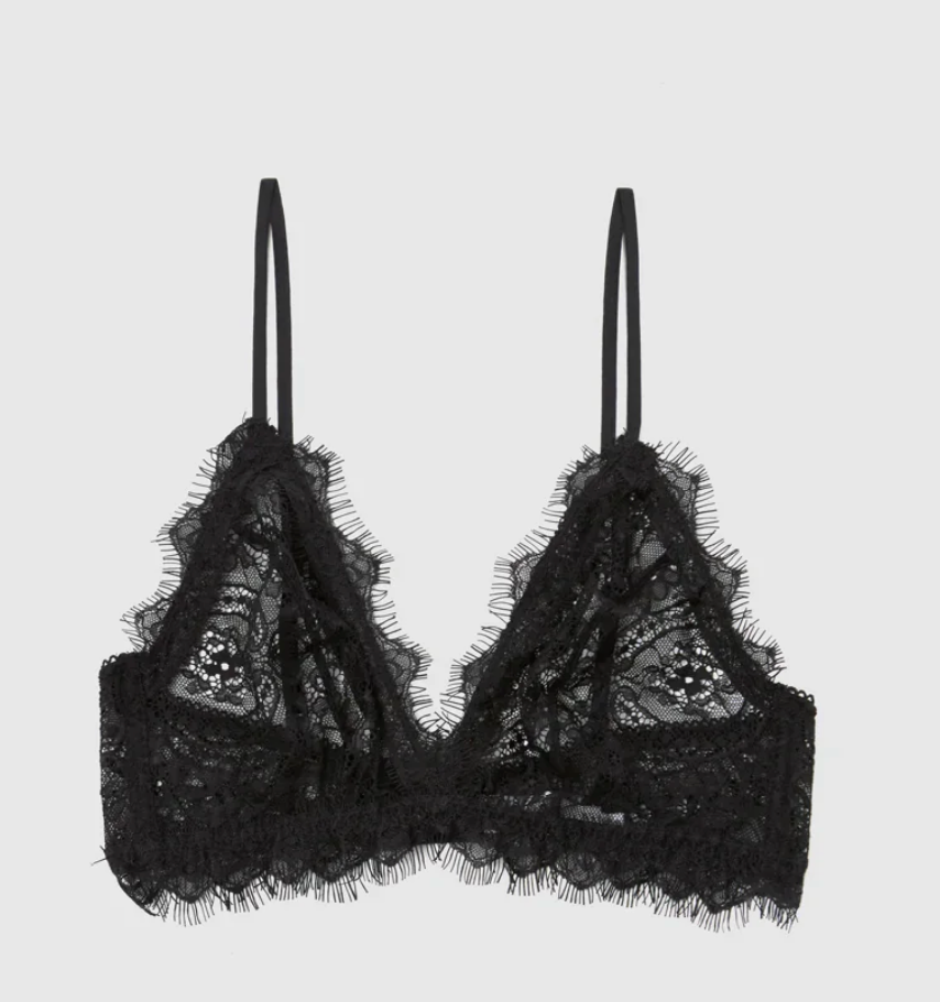 LACE BRA WITH TRIM