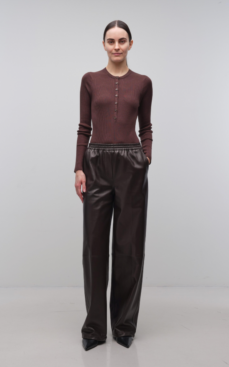 Susanne L/S Bodysuit - Chocolate
