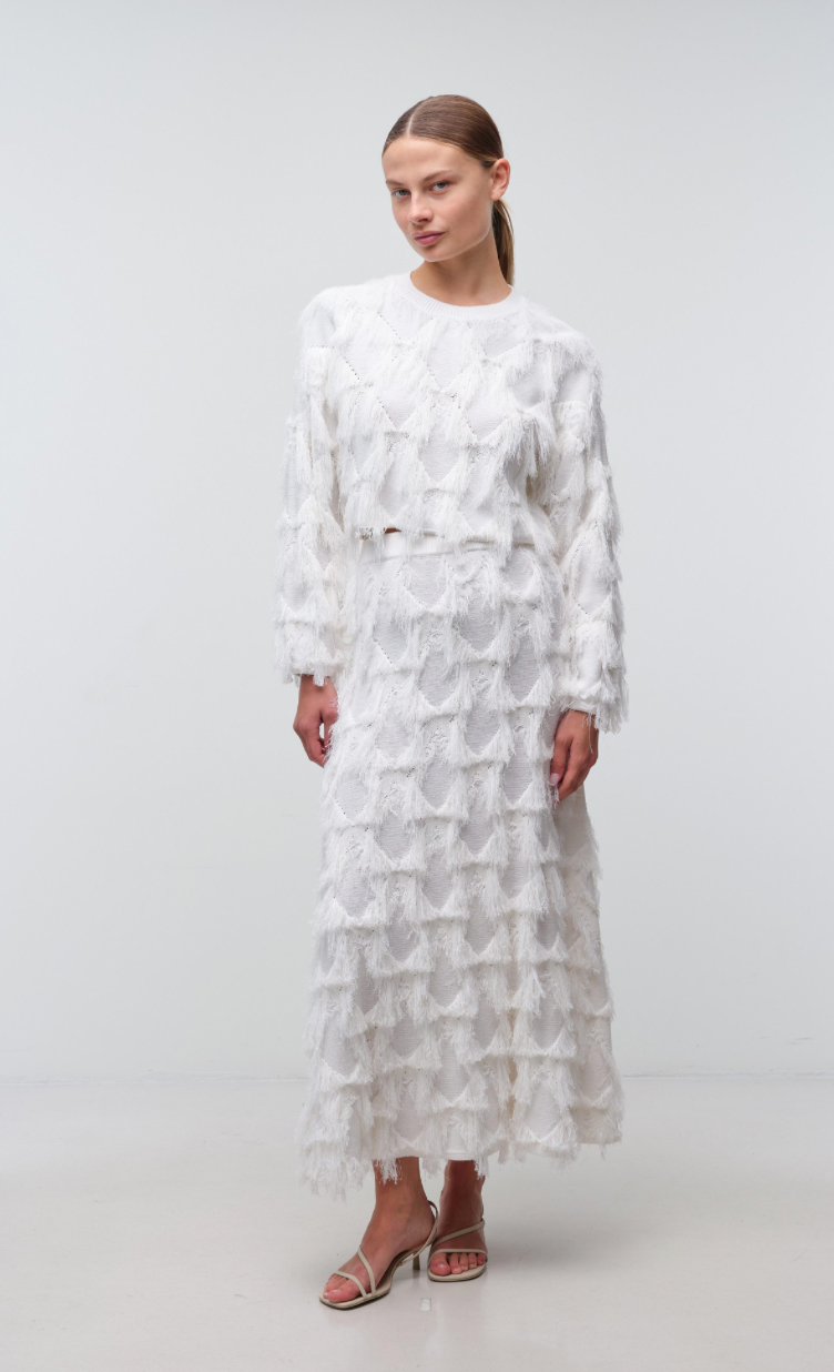 Marisa Crewneck Sweater - Ivory