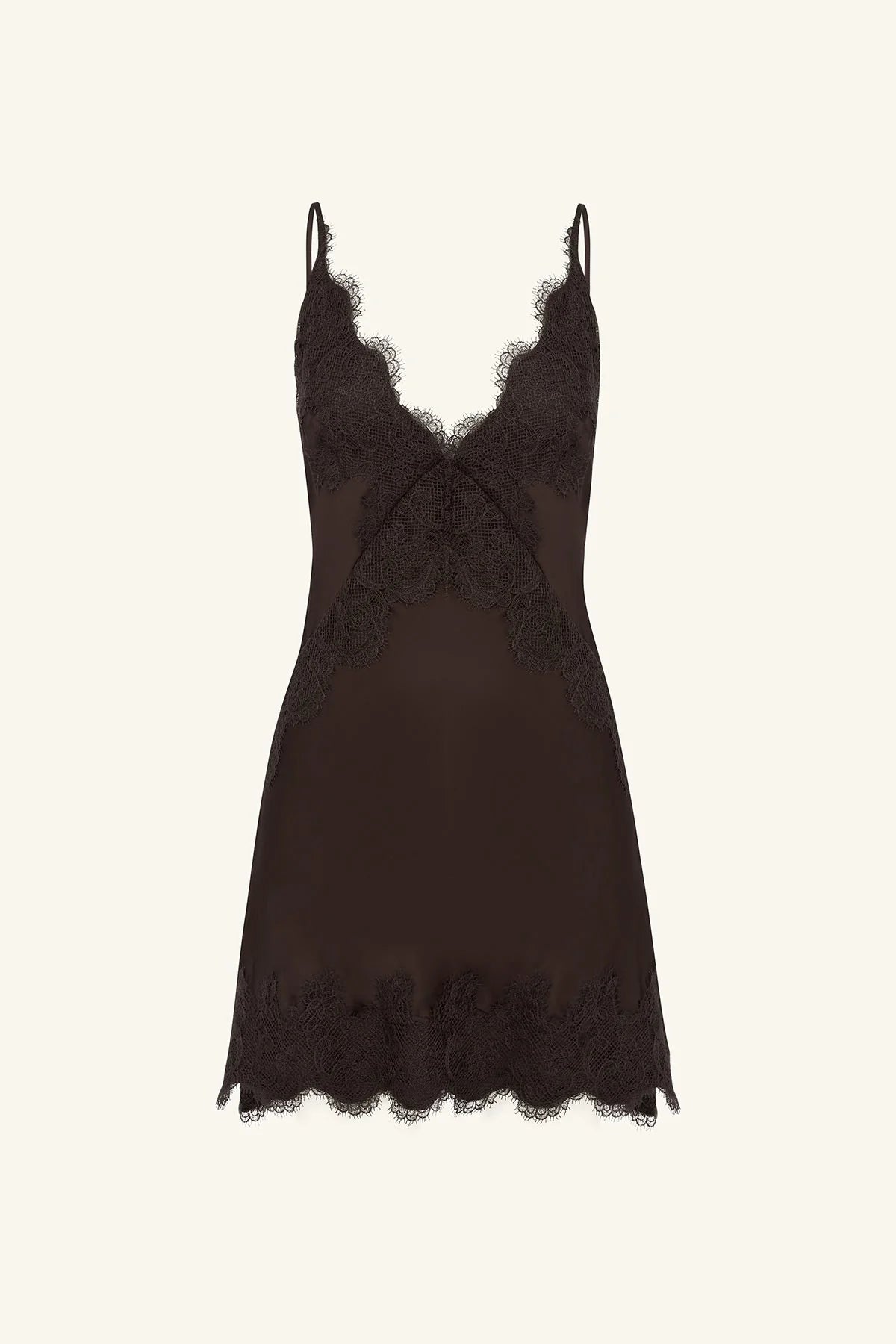 SIMONA LACE SLIP MINI DRESS