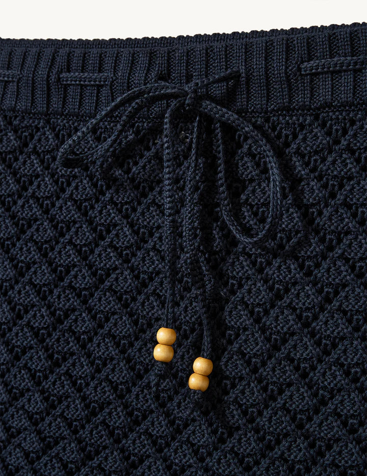 RIVIERA MINI NAVY SKIRT