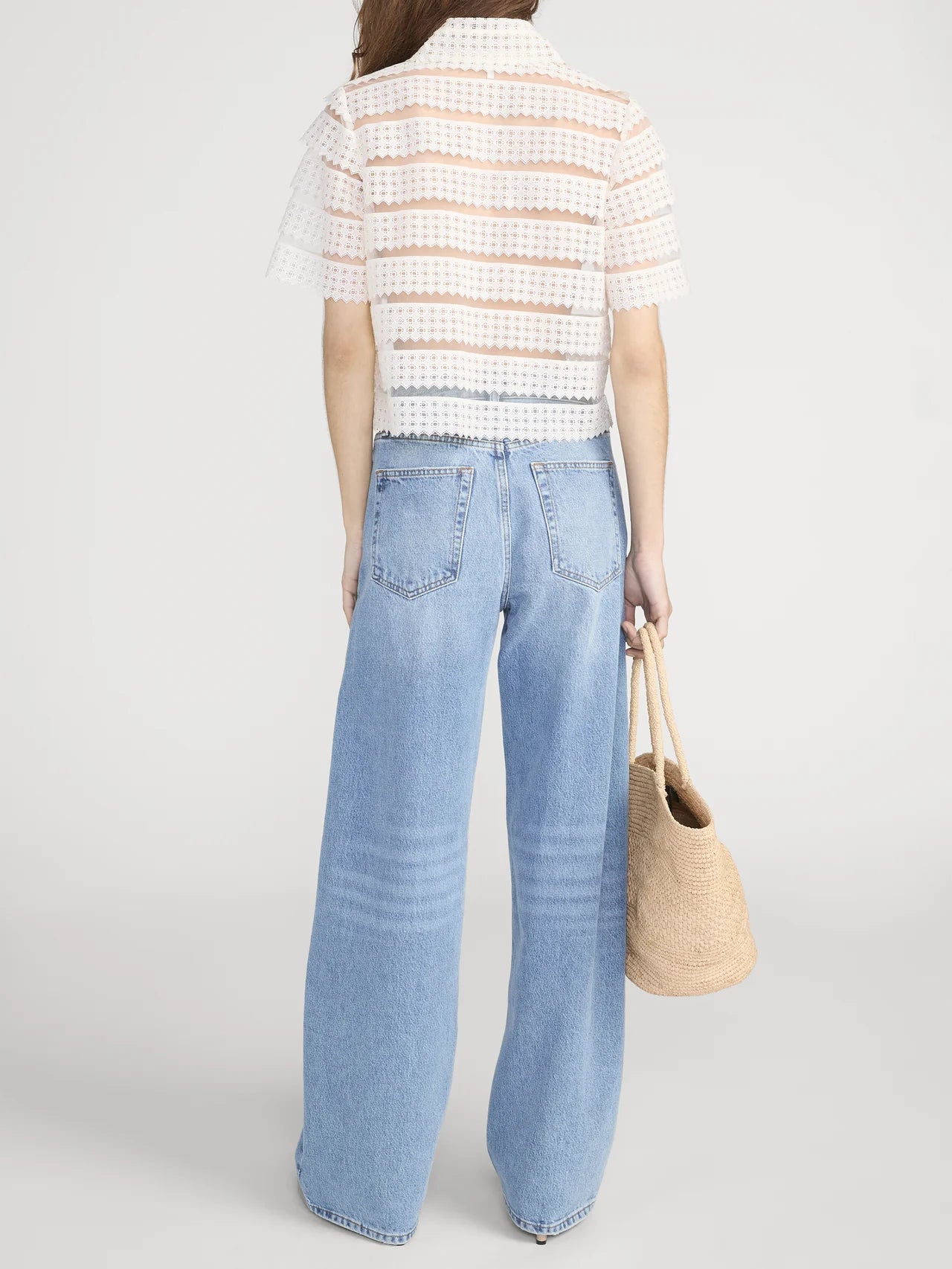 THE LATTICE CROCHET BLOUSE
