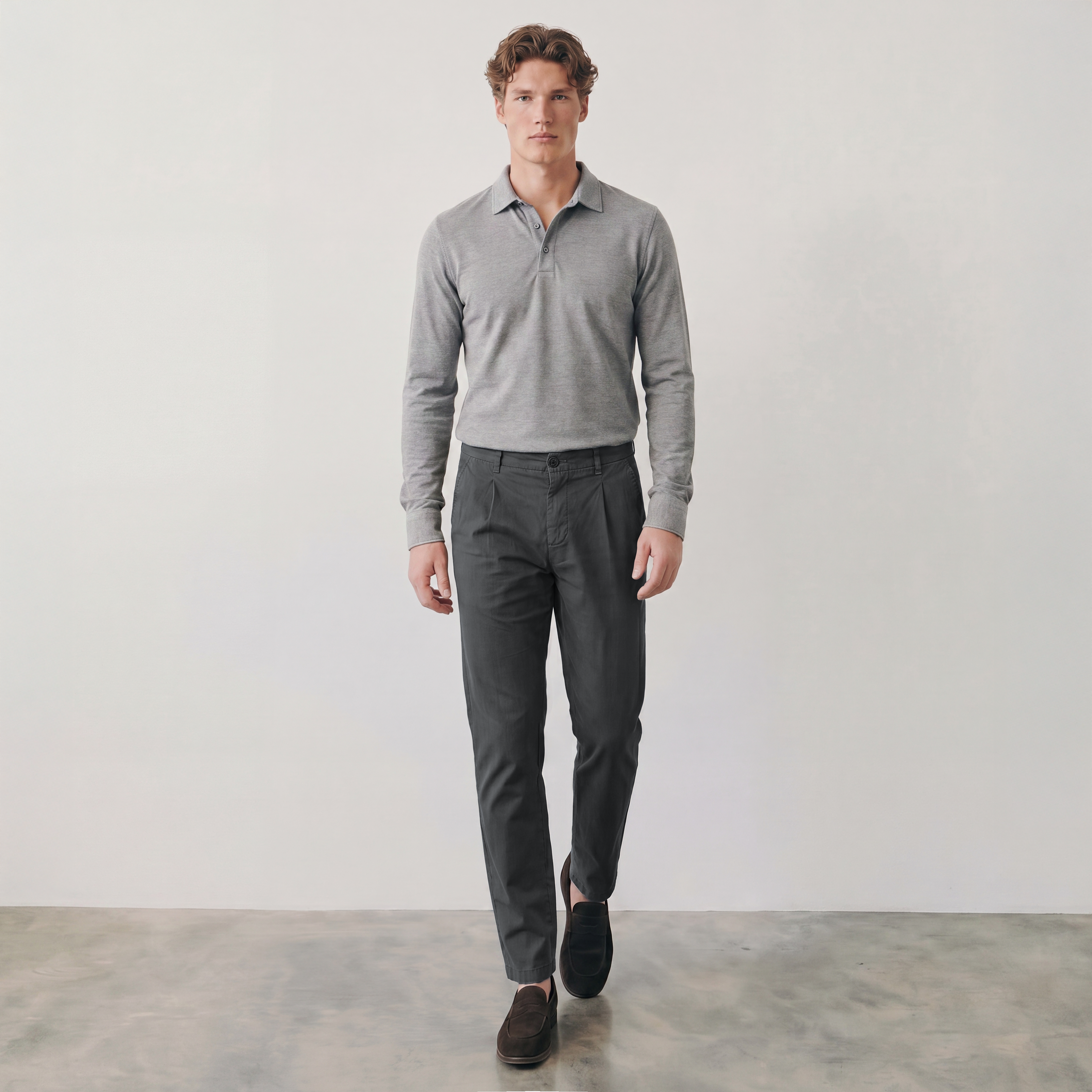 Summer Long Sleeve Grigio Melange