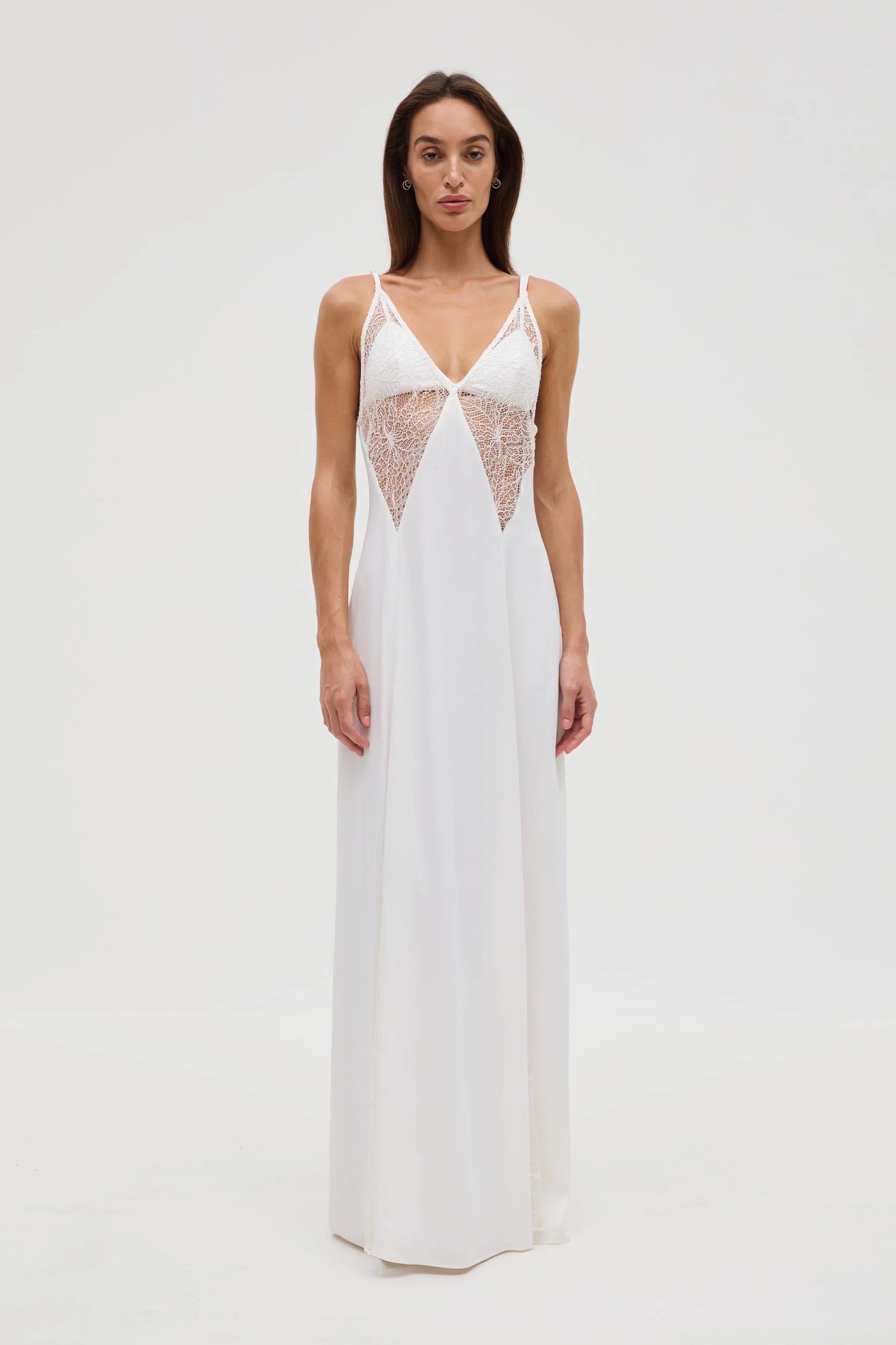 INHALE PANEL SLIP DRESS