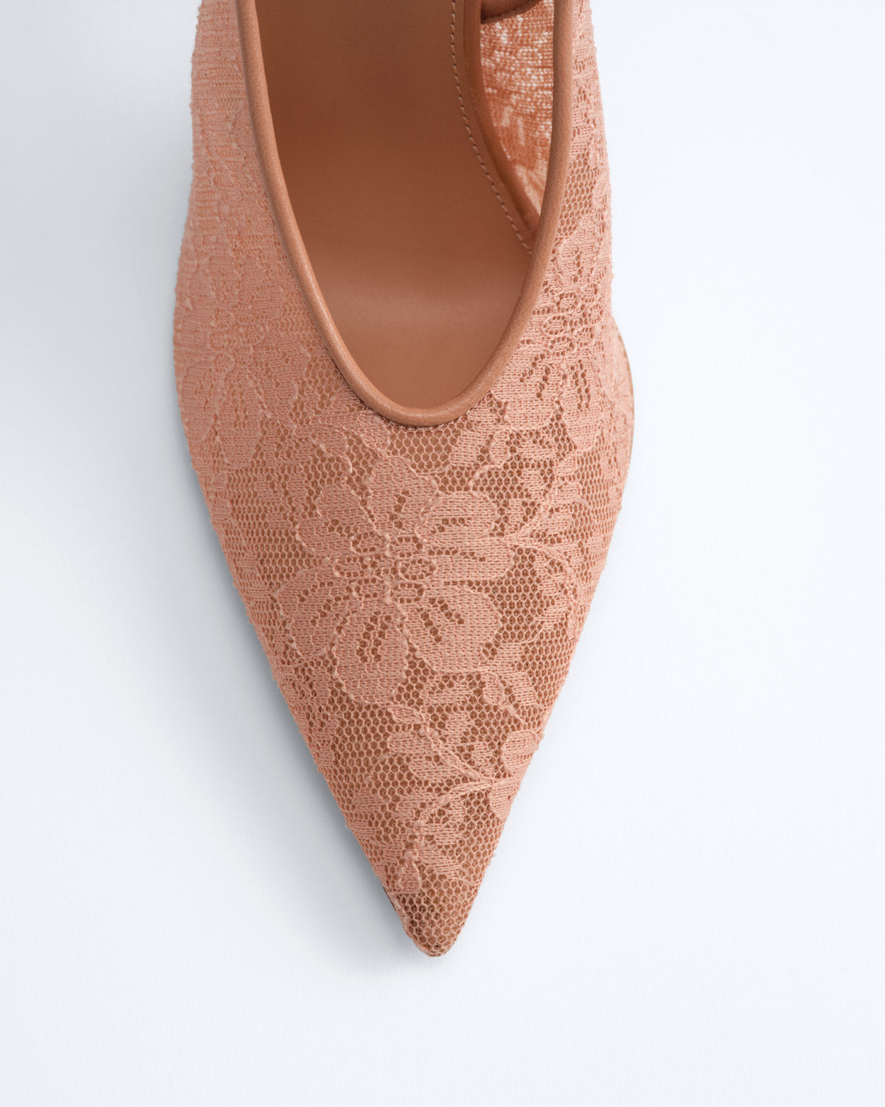 Camilla Sling Lace 90mm - Blush