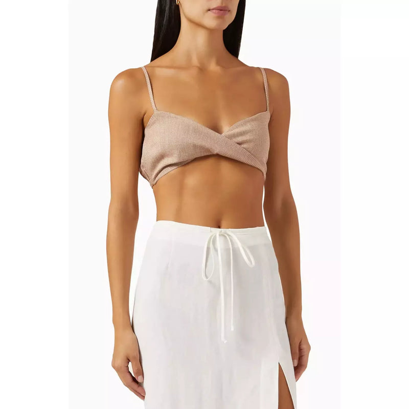 TWIST BANDEAU CROP TOP