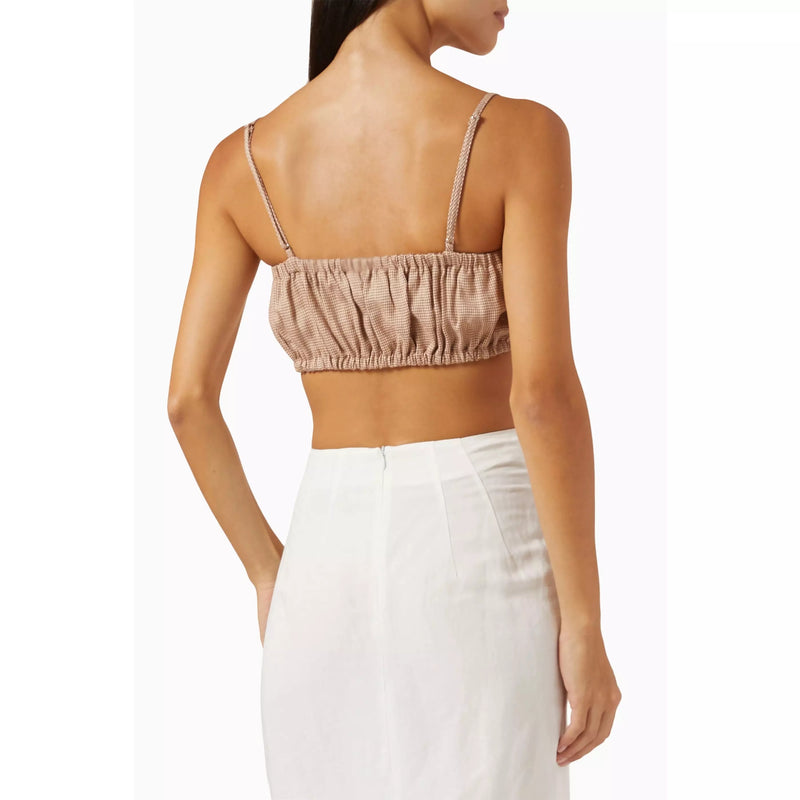 TWIST BANDEAU CROP TOP