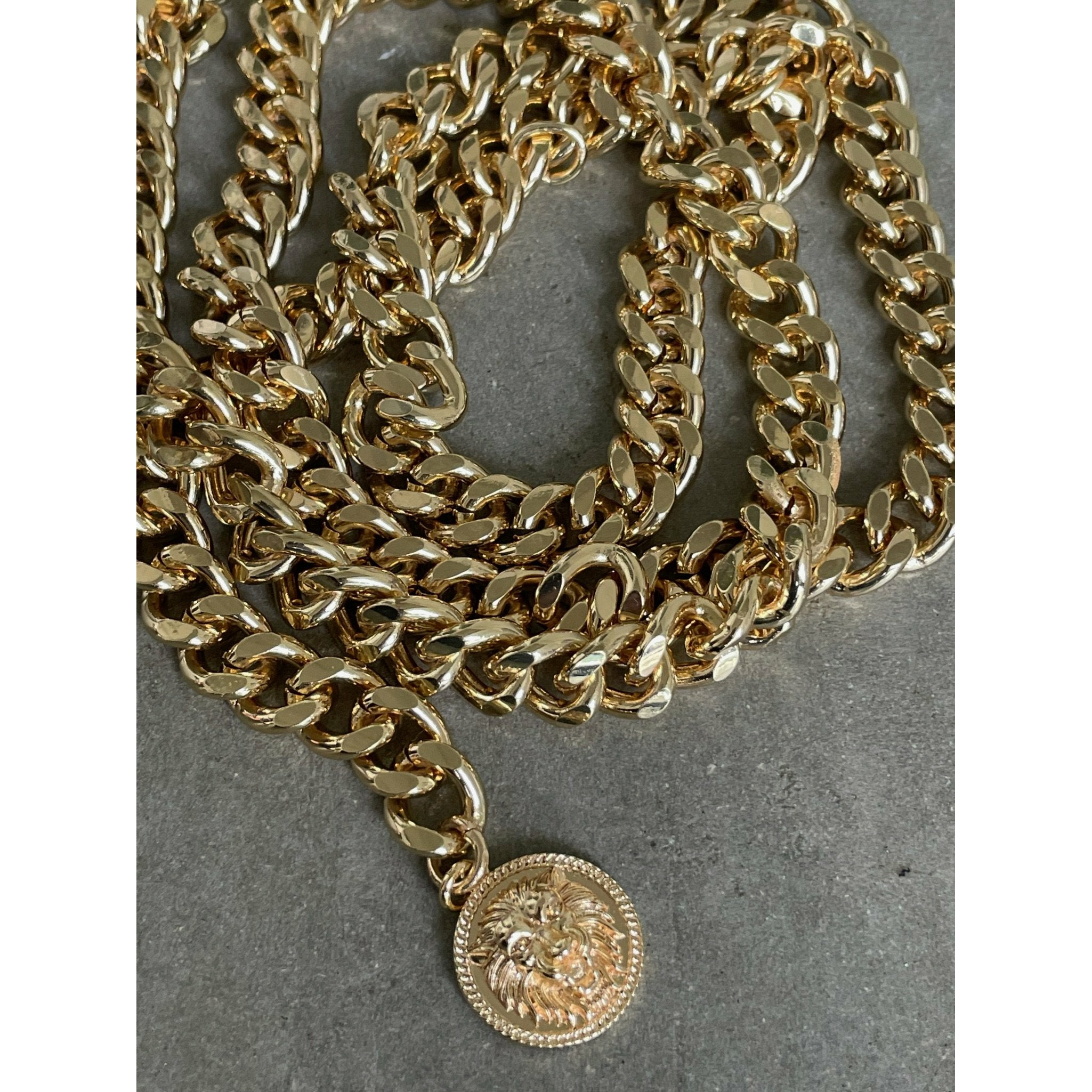 Lion chain belt sale