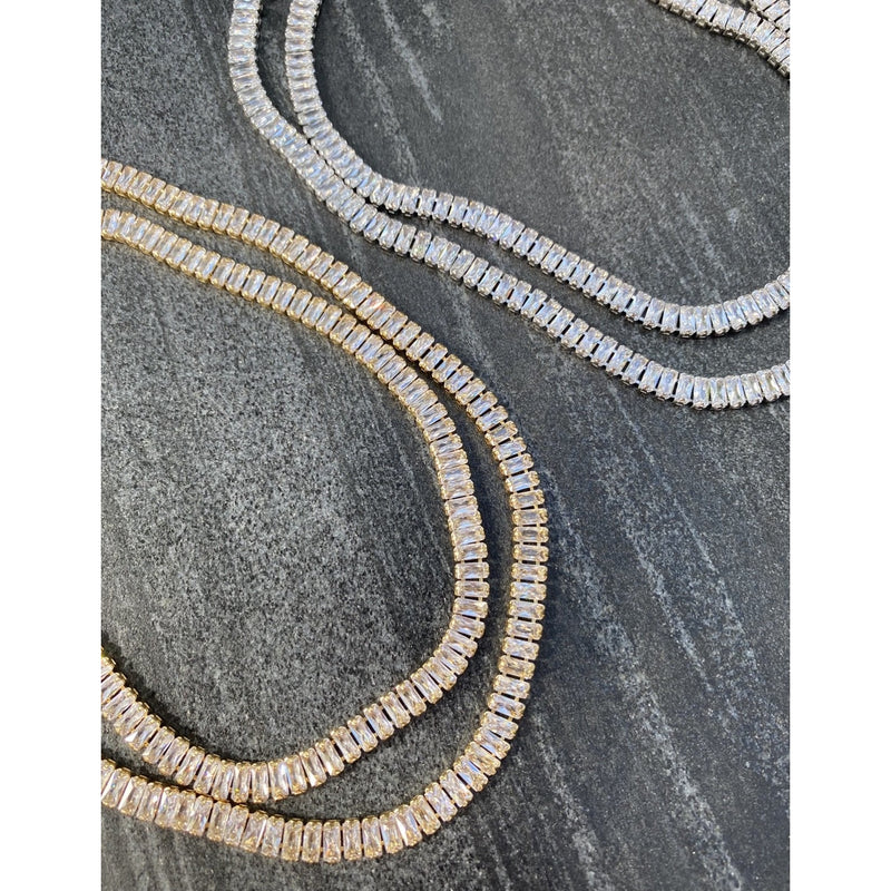 BAGUETTE CHOKER NECKLACE