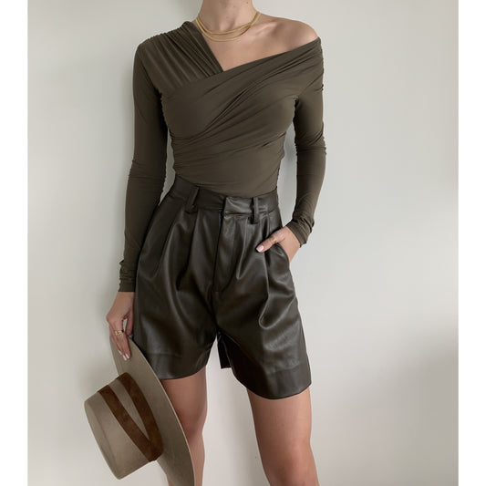Vegan Leather Short | Women’s Clothing Boutique